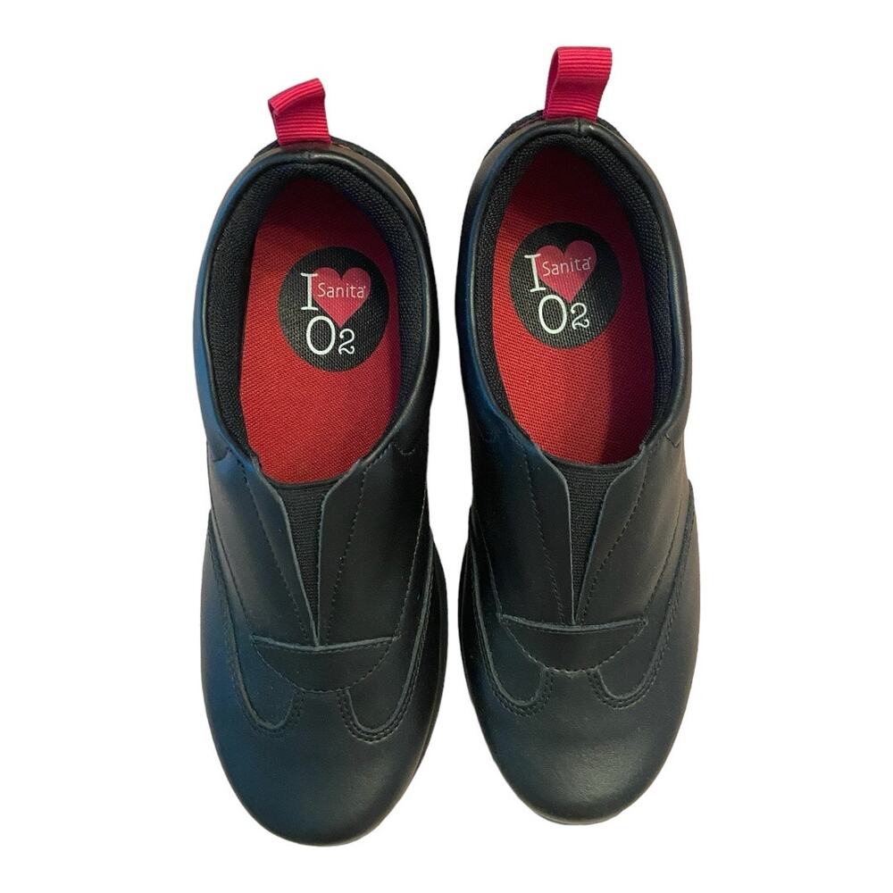 Danish Sanita O2 Life Classic Leather Slip On Shoes Everyday Casual Comfort 5.5